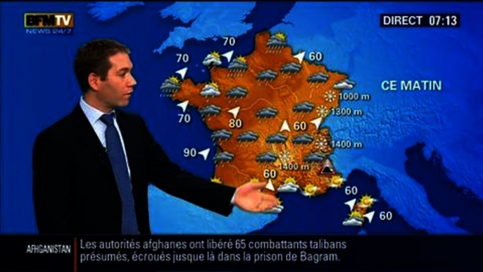 La Météo pour ce jeudi - 13/02