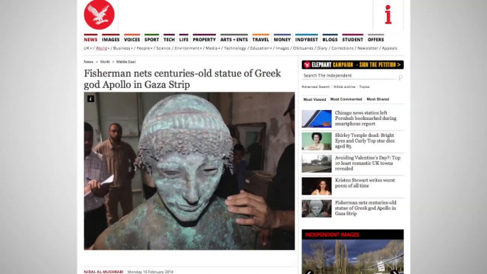 Fisherman Finds 2000-Year-Old Greek Statue