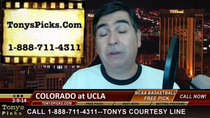 UCLA Bruins vs. Colorado Buffaloes Pick Prediction NCAA College Basketball Odds Preview 2-13-2014