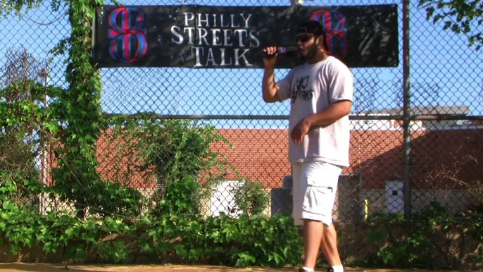 Beno Ridez fist Philly Streets Talk Artist Expo