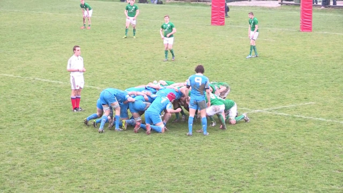 Rugby 6 Nazioni U18: Italia - Irlanda 9-26, highlights e interviste Rugby U18: Italia - Irlanda 9-26, highlights e interviste