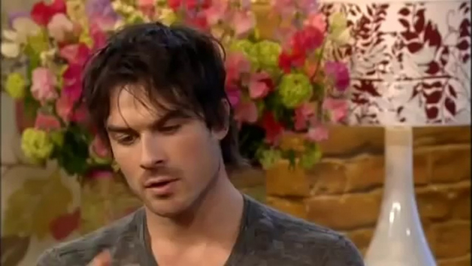 Nina Dobrev, Ian Somerhalder & Paul Wesley - The Vampire Diaries stars on This Morning