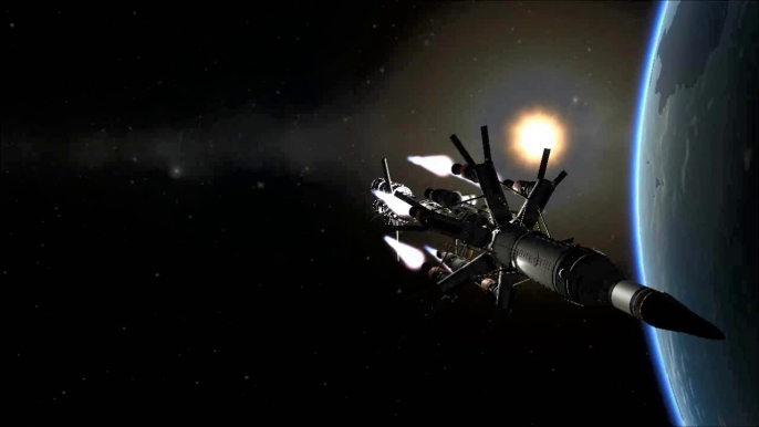 aller retour duna & ike ( go back ). ksp 0.23 . klesh . pendular ship . lander . plane