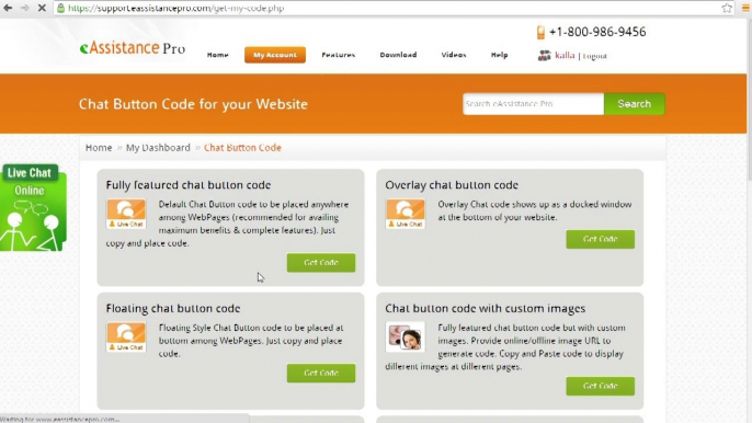 Integrate live chat software plugin or widget on a Wordpress blog - eAssistance Pro live chat plugin