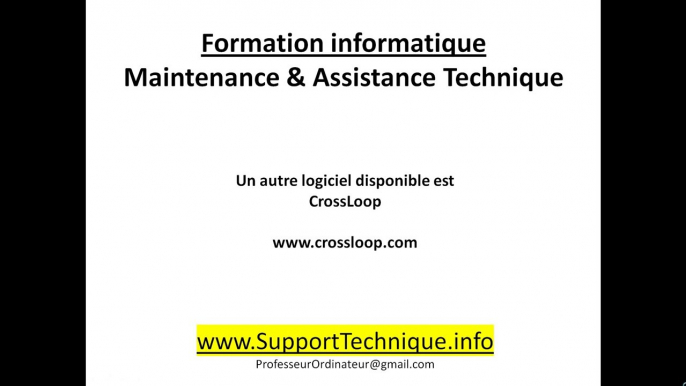 Maintenance #24 Logiciels de soutien à distance - Assistance et support technique à domicile