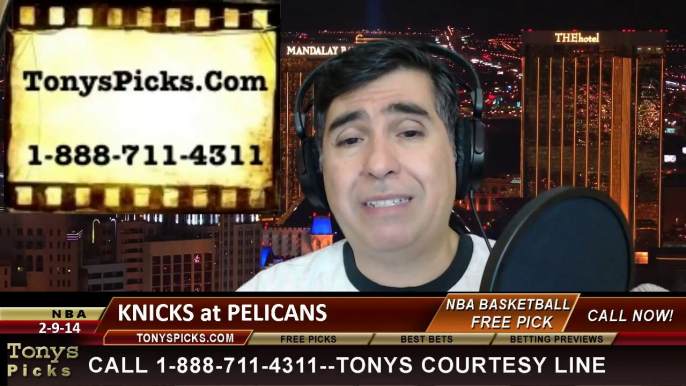 New Orleans Pelicans vs. New York Knicks Pick Prediction NBA Pro Basketball Odds Preview 2-19-2014