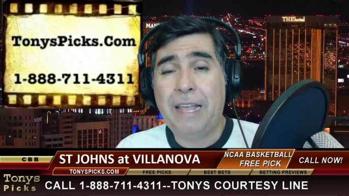 Villanova Wildcats vs. St Johns Red Storm Pick Prediction NCAA College Basketball Odds Preview 2-22-2014