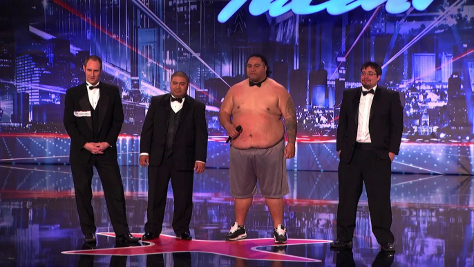 America's Got Talent 2013 - Season 8 - 118 - Tummy Talk - Nick Cannon Joins In to Make Music