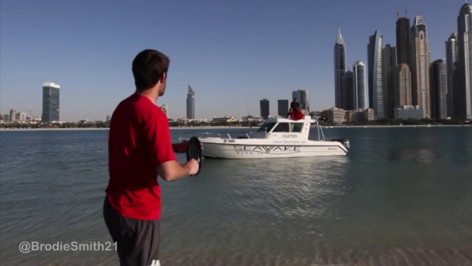 Crazy Frisbee Trick Shots Compilation In Dubai