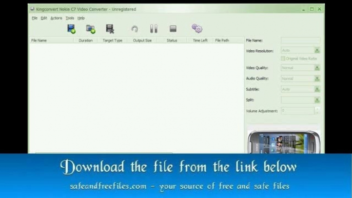 KingConvert Nokia C7 Video Converter 5.3 Full Version with Crack Download For Mac