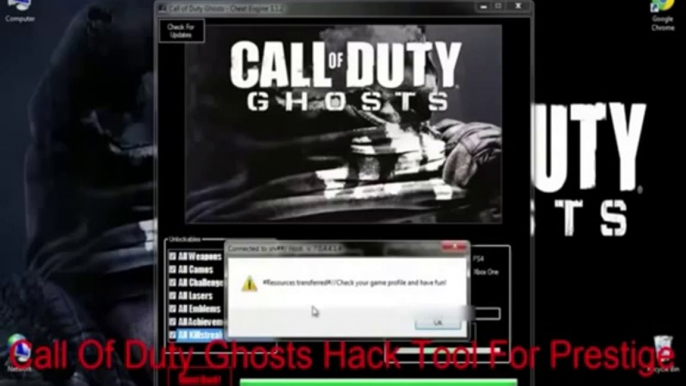 [UPDATED] CALL OF DUTY GHOSTS PRESTIGE HACK COD PRESTIGE February 2014