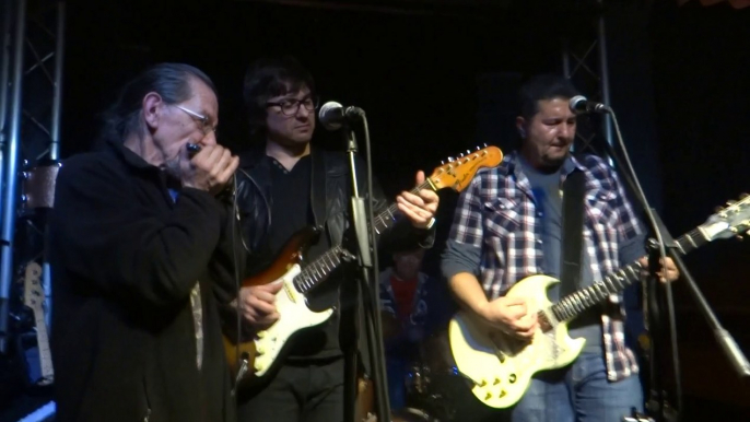 MICHEL DESNOS AU MELROSE CAFE JAM BLUES AGDE 12 3 2014 PART 4