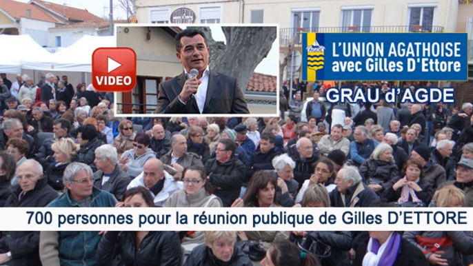 GRAU D'AGDE - 2014 - 1 - ETRE AGATHOIS C’EST AIMER CETTE QUALITE DE VIE QUI NOUS RASSEMBLE - Gilles D'ETTORE MUNICIPALES 2014 -