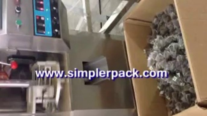 Automatic triangle teabag packing machine(Nylon teabag)-Global packaging machinery suppliers!