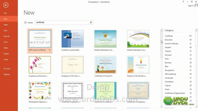 08. Powerpoint 2013 in Urdu - Themes and Templates