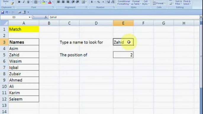 Excel Advance Formulas Lecture 6 - by Mr. Mubashar