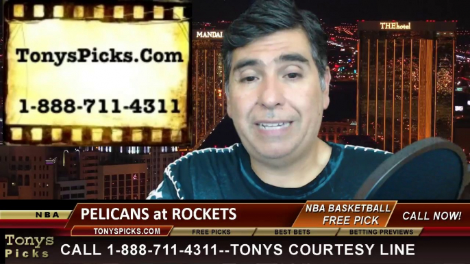 Houston Rockets vs. New Orleans Pelicans Pick Prediction NBA Pro Basketball Odds Preview 4-12-2014