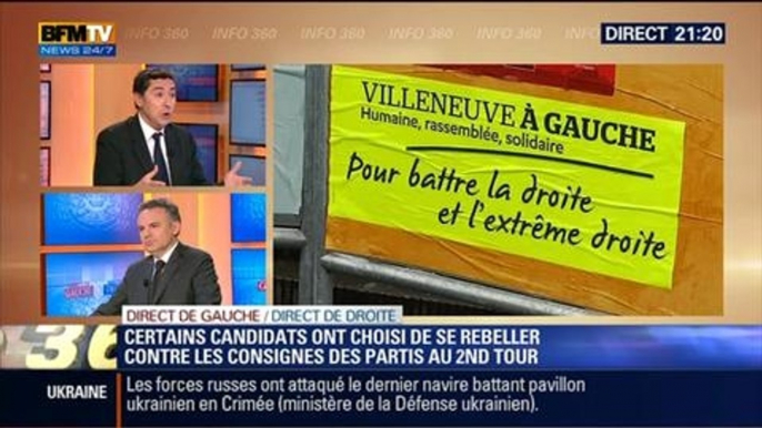 Duel Direct Gauche - Direct Droite: Municipales 2014: Certains candidats n'ont pas suivi les consignes des partis pour le second tour - 25/03