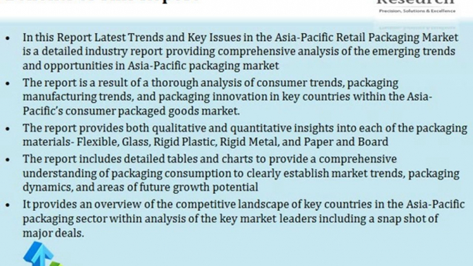 Latest Trends and Key Issues in the Asia-Pacific Retail Packaging Market - The outlook for primary packaging containers, closures and outers