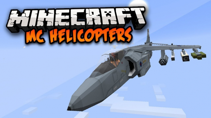 Minecraft: MC Helicopters Mod! - Realistic Helicopters in Minecraft! [1.7.5]