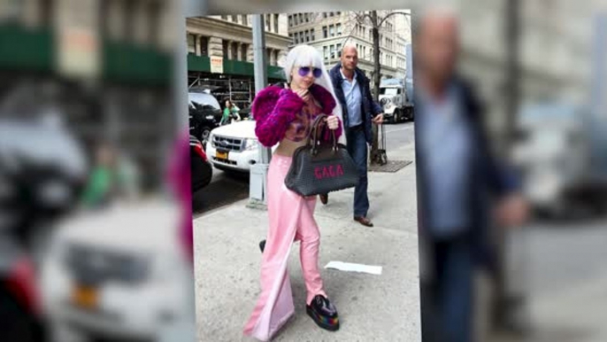 Lady Gaga Makes A Splash In Several Out-There Outfits