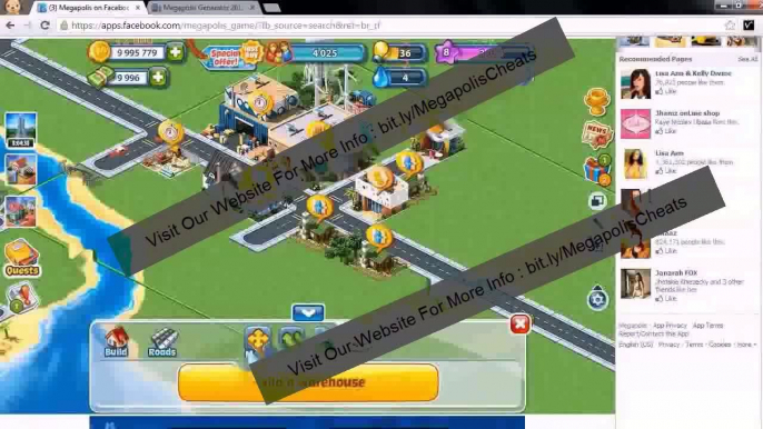 Megapolis Cheats Unlimited Coins and Megabucks