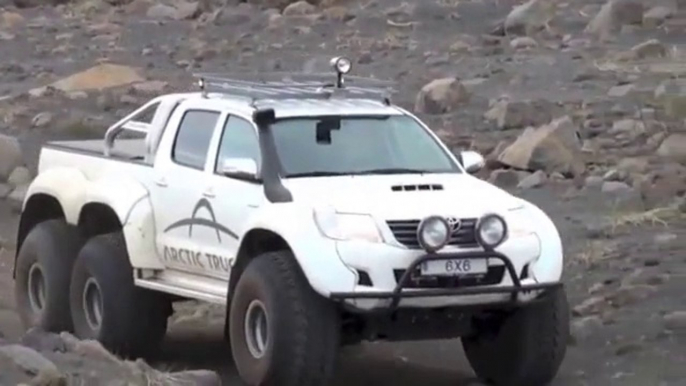 Toyota Hilux 6x6 in iceland