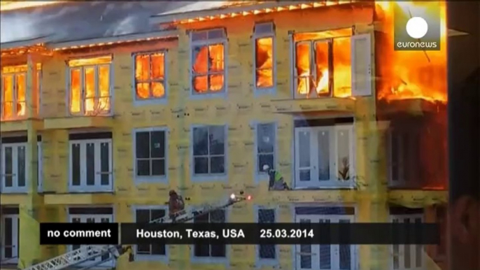 Worker escapes inferno with just seconds to spare