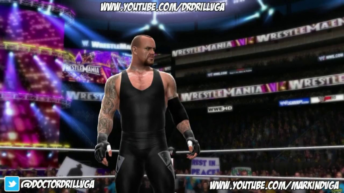 WWE 2K14 Brock Lesnar Vs The Undertaker Gameplay Simulated