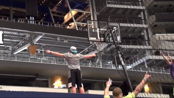 Crazy Basket ball Trick Shots  with the Final Four by Dude Perfect