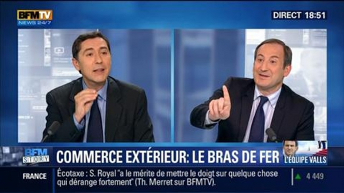 BFM Story: Laurent Fabius vs Arnaud Montebourg: qui va mettre la main sur le Commerce extérieur ? - 03/04