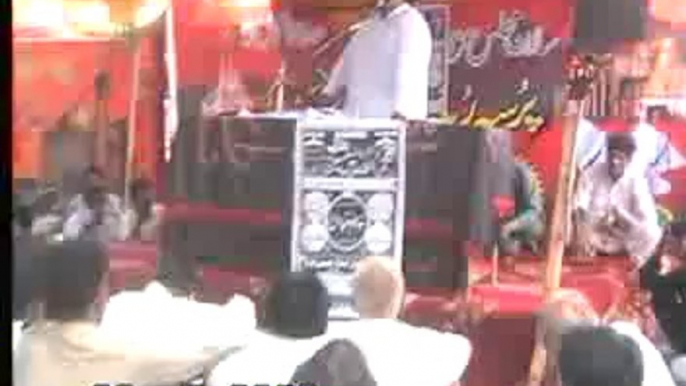 Zakir Malik Jafar  Tiyar  majlis at  Laliyan