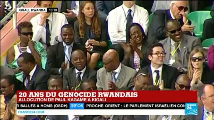 Genocide rwandais : "Les faits sont têtus" dit Paul Kagame, président du Rwanda