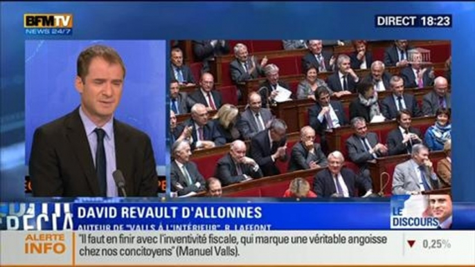 BFM Story - Édition spéciale sur le discours de Manuel Valls à l'Assemblée nationale - 08/04 1/7