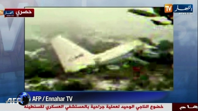 Algérie: 77 personnes ont péri dans le crash d'un avion militaire