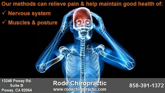 Chiropractor near Ramona CA  Rode Chiropractic on Poway Rd