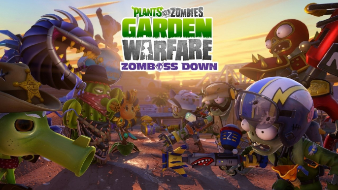 PvZ Garden Warfare | "Cactus Canyon Night" Multiplayer Lets Play | EN