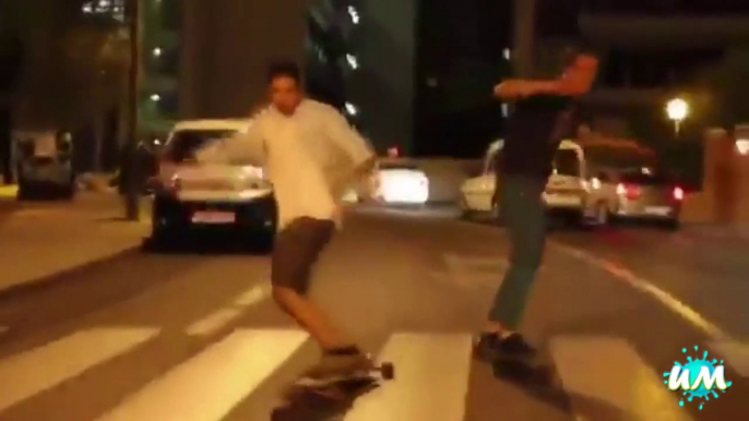 Les plus gros et plus drôle FAILS et gamelles en Skateboard - Compilation sport!