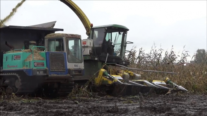 John Deere 6750 & Oussoren , both on Tracks  ( HD )