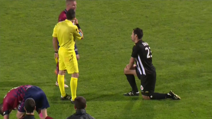 Clermont Foot - Angers SCO (1-1) - 18/04/14 - (CF63-SCO) -Résumé