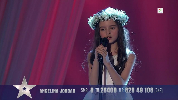 8-year-old Angelina Jordan Amazing Singing Bang Bang (My Baby Shot Me Down) | Norske Talenter