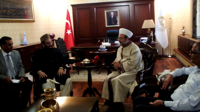 Minister for Religious Affairs of Pakistan visits Turkey