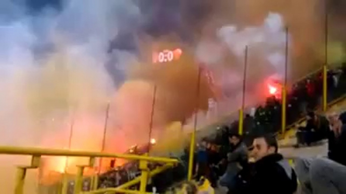 Bologna - AS ROMA - ULTRAS ROMA 22.02.2014