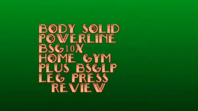 Body Solid Powerline BSG10X Home Gym -The Powerline BSG10X home gym was designed to provide difficult, muscle-building workouts in a limited quantity of space