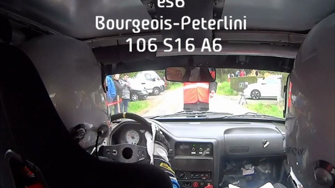 rallye de franche-comte 2014 es6 Bourgeois-Peterlini 106 S16 A6