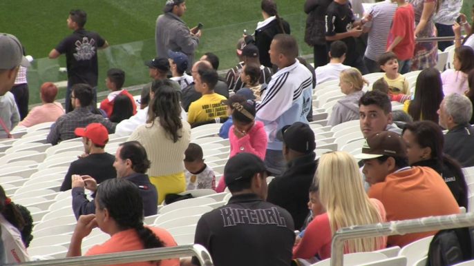 Brasil 2014: El Arena Corinthians de Sao Paulo acoge su primer partido