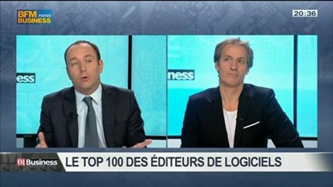 Quels sont les 100 premiers éditeurs de logiciels ?: Thierry Leroux, Cédric Lagarrigue et Olivier Novasque, dans 01Business - 03/05 3/4