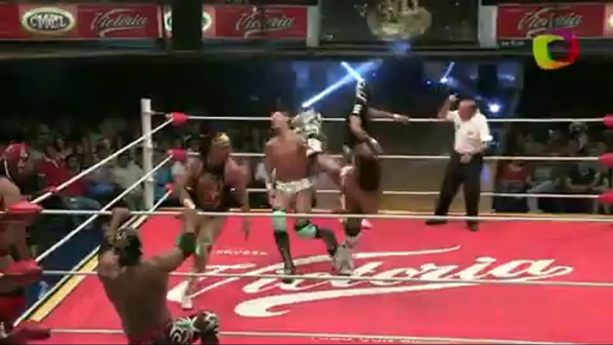 La Sombra, Marco Corleone, Rush vs Dragón Rojo Jr., Pólvora, Rey Escorpión