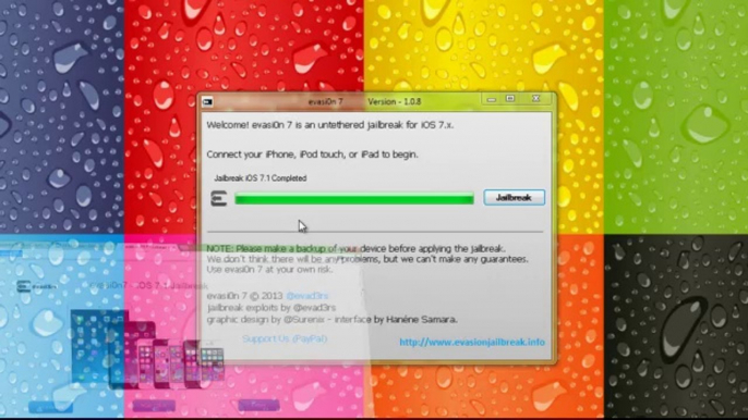 Evasion UNTETHERED iOS 7.1.1 Jailbreak Tool For iPhone 5, iphone 4, iPhone 3GS, iPad3