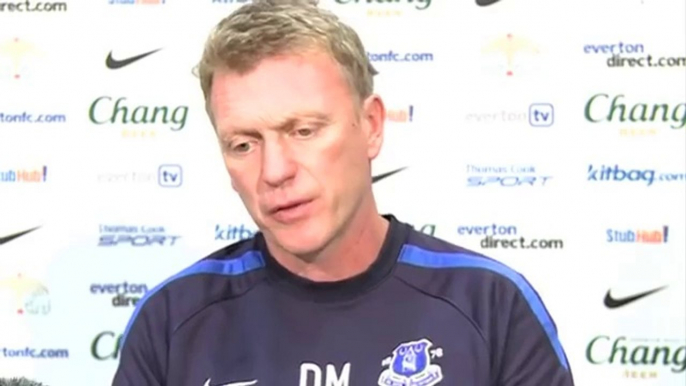 Everton v Newcastle - Moyes hasn't met new singing Bryan Oviedo yet | EPL 2012-13